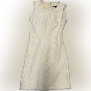 Banana Republic Cream Sleeveless Mini Dress | Sz 0